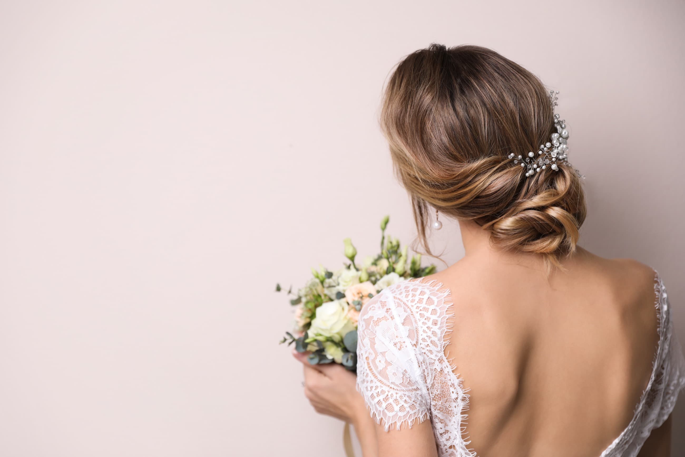 Bridal hair styling